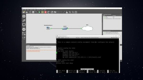 Setting up the Linux Ubuntu Docker Container for GNS3 with a Static IP Address