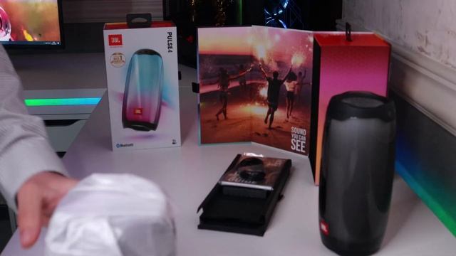 UNBOXING JBL PULSE 4 + TEST смотреть онлайн