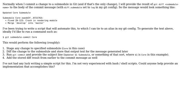 A bash script that can automate git commit message contents смотреть онлайн
