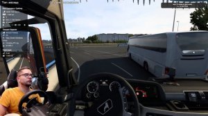 ? СНОВА ЗА РУЛЬ ФУРЫ ● Euro Truck Simulator 2 (1.43) СТРИМ ● На Руле Logitech G29 ● #210