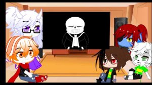 Реакция персонажей андертейл на " Я сильнее чем ты  ver Санс" + сюжет. #Андертейл