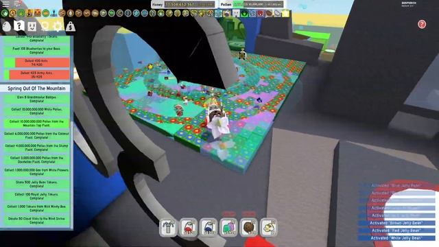 Сдаю 30 квест Spirit Bear + получаем 3 SPRIT PETAL в Bee Swarm Simulator!!! + смотреть онлайн
