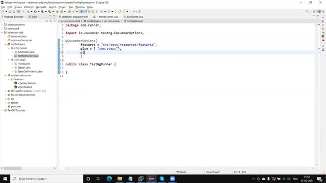 #Tutorials 7 Cucumber TestNG Runner || Cucumber Selenium смотреть онлайн