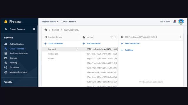 CHAT example in Firebase security смотреть онлайн