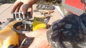 Ремонт триммера замена сальников коленвала