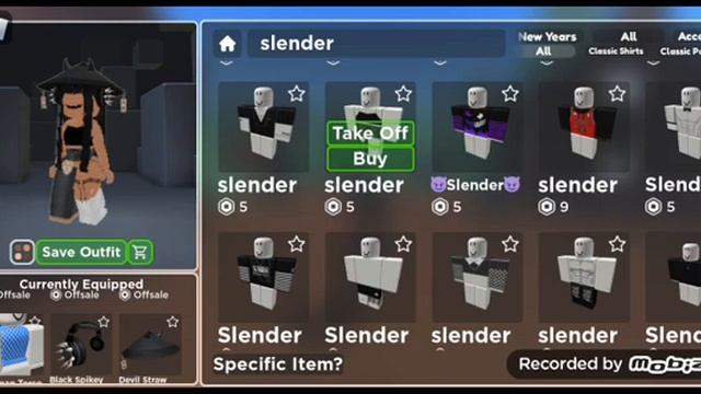 Recreating a Roblox slender avatar in (Roblox catalog) смотреть онлайн