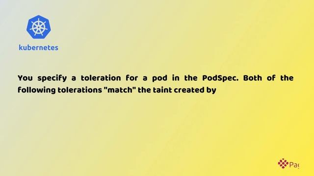 Taints and Tolerations | Command | PodSpec | Pod Example смотреть онлайн