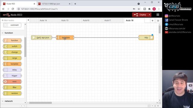 API Retornando JSON, nó json #P5 [Node-Red] - Curso de Node - Aula 18 смотреть онлайн
