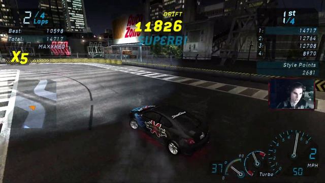НЕОЖИДАННЫЕ ПОЛЁТЫ !!! ПРОХОЖДЕНИЕ NFS: UNDERGROUND m2011 #2. смотреть онлайн