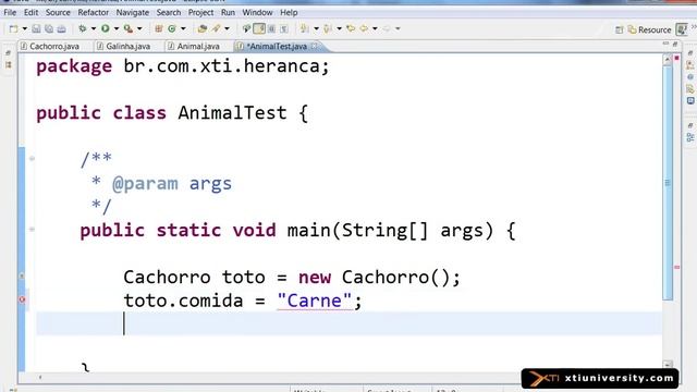Universidade XTI - Curso Online Java - Aula 047 - Herança extends смотреть онлайн