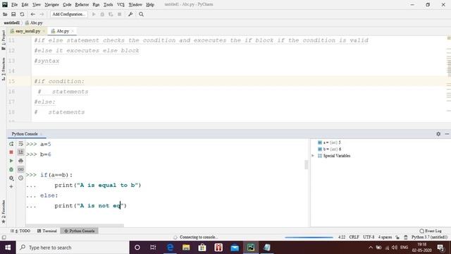 #20 Python Tutorials From Scratch | If statement смотреть онлайн