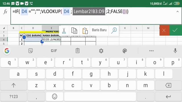 Begini Cara Membuat aplikasi kasir sederha Di excel dengan menggunakan HP android смотреть онлайн