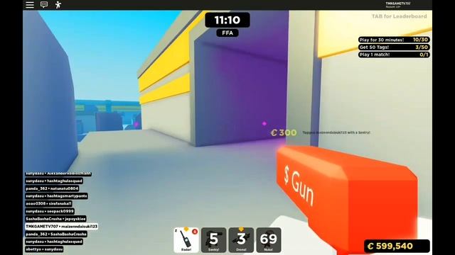 Money Gun ยิงคน Roblox смотреть онлайн