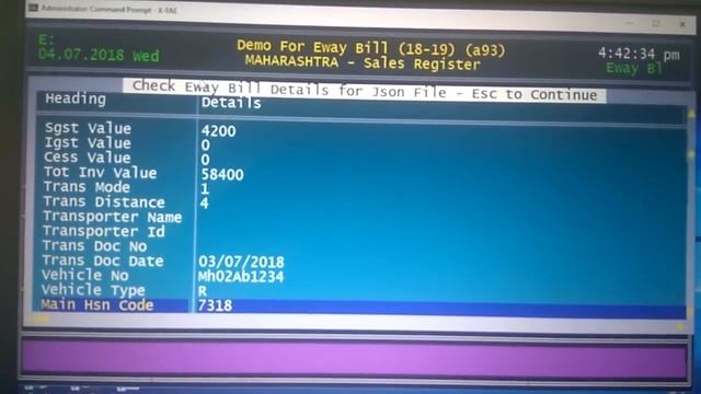 20 EWAY THRU JSON FILE смотреть онлайн