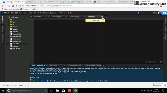 Configurando sqlite no projeto - API REST - Part 16 смотреть онлайн