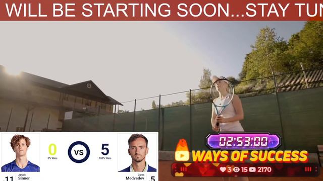 ATP Live DANIIL MEDVEDEV vs JANNIK SINNER Miami Open 2023 Live Tennis MATCH SCORE PLAY STREAM смотреть онлайн