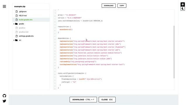 Spring Initializr: создаём Gradle-проект на Kotlin смотреть онлайн