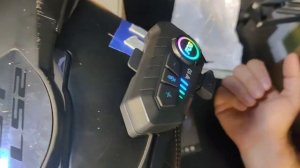 FQG Y10 Helmet Headset with RGB! Unboxing and Demo