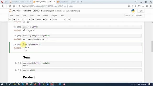 Sympy Part 1 смотреть онлайн