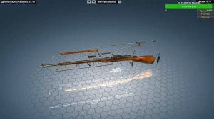 Полная разборка и сборка Снайперской винтовки Мосина обр.1891/30 гг. (на примере игры World of guns