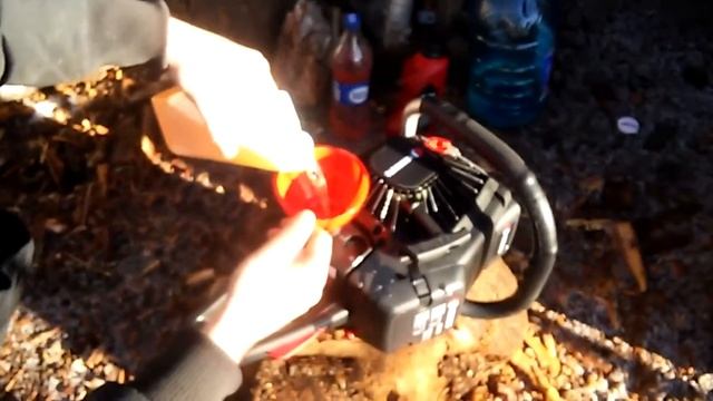 Yamamoto обзор 1 часть обкатка пилы / певый пуск