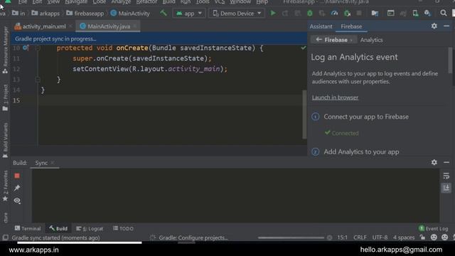 How to connect Firebase to Android studio project. Android Development Free Course For Beginners смотреть онлайн