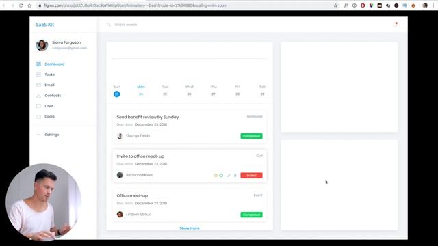 How to ANIMATE your dashboard with FIGMA? смотреть онлайн