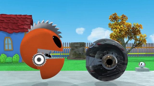 PACMAN & ROBOT PACMAN VS MONSTER ROBOT PACMAN & SPIKY ROBOT PACMAN смотреть онлайн