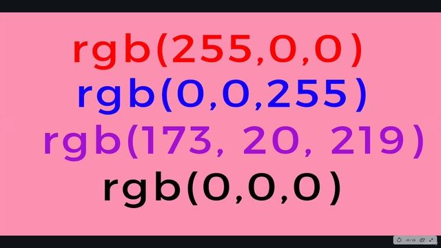 CSS Tutorial For Beginners Colors Systems RGB & Named Colors смотреть онлайн