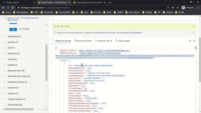 Microsoft Graph Pagination смотреть онлайн