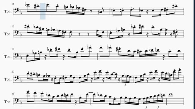 Trombone Sheet Music: How to play Coconut Mall (Mario Kart Wii) by Asuka Ota смотреть онлайн