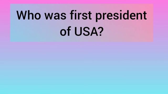 General Knowledge questions with answers | quiz | First president of USA смотреть онлайн