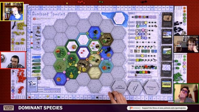 Dominant Species - 4 Player playthrough with Gaming Rules! and David Turczi смотреть онлайн