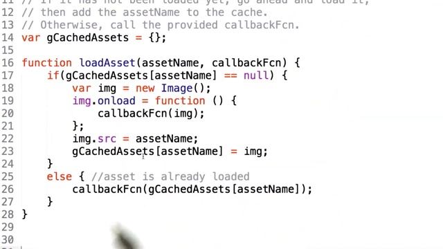 Caching images - HTML5 Game Development смотреть онлайн