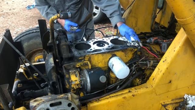 Ford 555 radiator and head gasket repair 3 смотреть онлайн