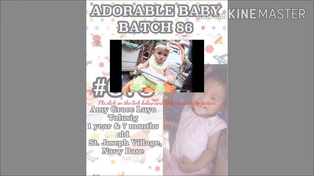 Adorable Baby Photo Liking Contest Batch 86 vote thru react on the main photo till May25,2020 смотреть онлайн