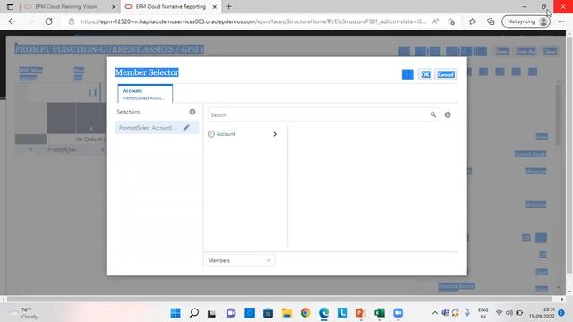 Oracle Narrative Reporting Prompt Functions | Getting Started with Oracle Narrative Reporting | BIS смотреть онлайн