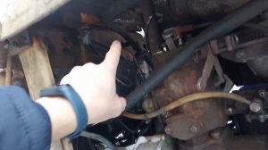 Гусеничный трактор дт 75. Отвал БАБОЧКА.