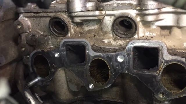 Впуск (впускной коллектор) zd30 , снятие Nissan Patrol Y61 EGR смотреть онлайн