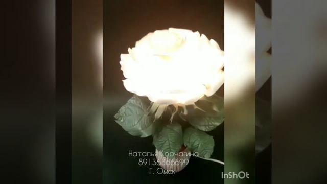 Светильник роза из изолона. Обзор. смотреть онлайн
