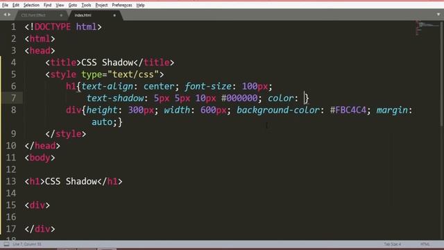 15 CSS Text Shadow смотреть онлайн