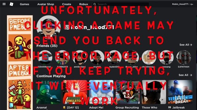 Roblox Internal Server Error 500 - How To Bypass смотреть онлайн