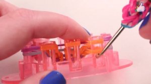 "Конфетти"- браслет из резиночек. Видеоурок #64