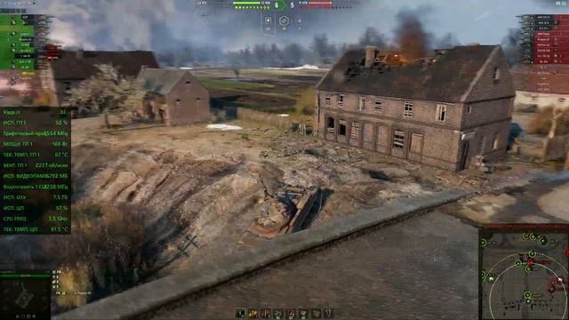 rx6750 xt 2k ультра / мониторинг - показатели / проба / world of tanks / мир танков / 121в смотреть онлайн