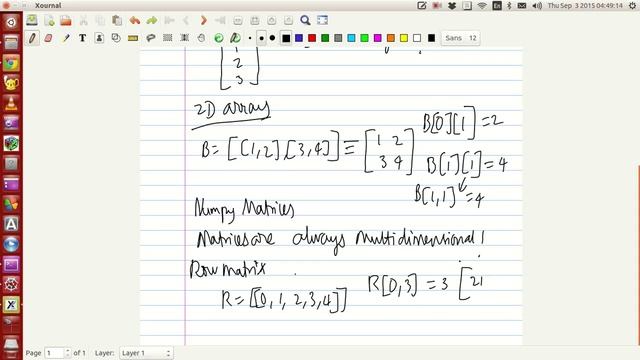 Scientific Programming Using Python : 028 : Array/Matrix Operations Part-2 смотреть онлайн