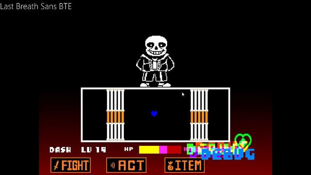 Undertale Hard Mode Sans Fight By RTF - Debug смотреть онлайн