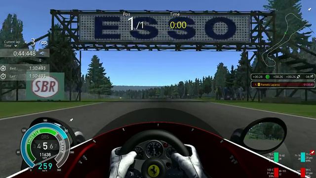 Assetto Corsa Ferrari 312T Zolder Hotlap No Assist смотреть онлайн