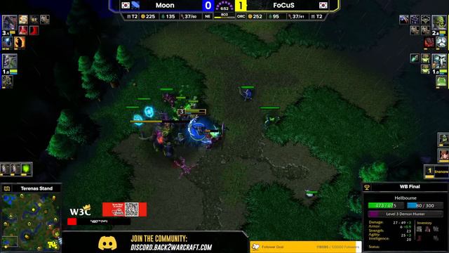 WC3 - [NE] Moon vs FoCuS [ORC] - WB Final - Ted Cup 19 смотреть онлайн