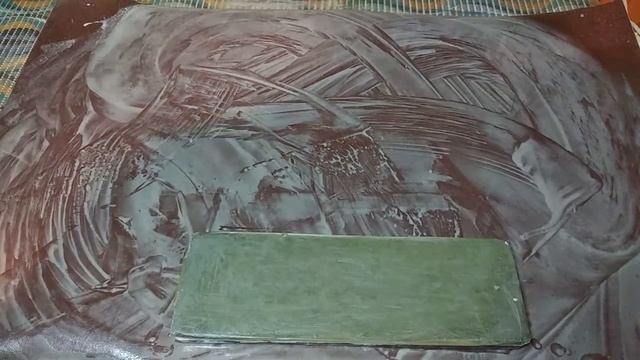 самодельный камень для заточки , с помощью эпоксидной смолы и притирочного порошка. смотреть онлайн