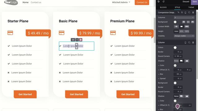 Comparision snippet customization video odoo | odoo 15 | Snippets смотреть онлайн